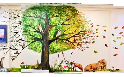 Recovery Tree Mural Project for Elysium Healthcare