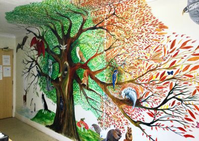 Recovery Tree mural project