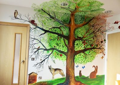 Recovery Tree mural project